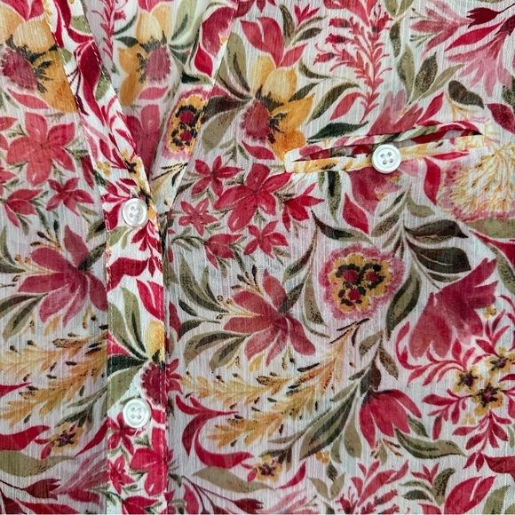 Kut from the Kloth Floral Print Shirt - Picture 4 of 7